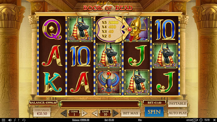 Book of Dead Slots MegaCasino