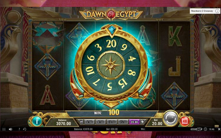 Dawn of Egypt Slots MegaCasino