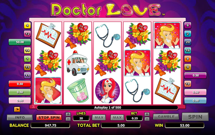 Doctor Love Slots MegaCasino