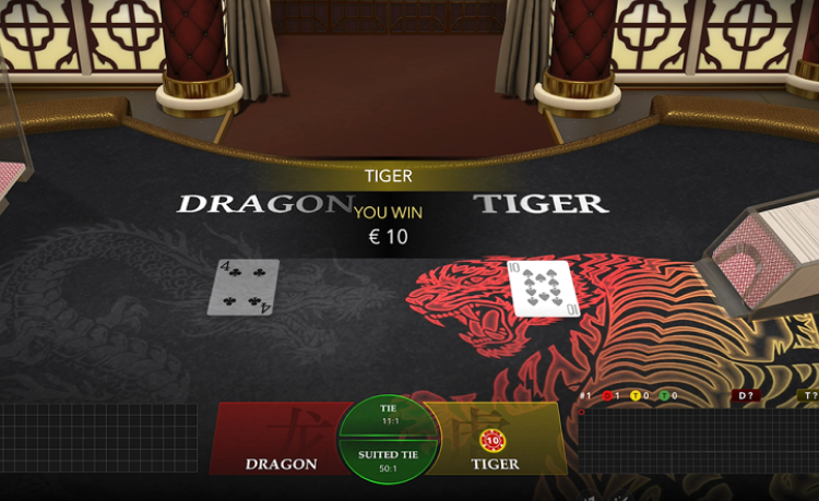 Play Dragon Tiger at MegaCasino