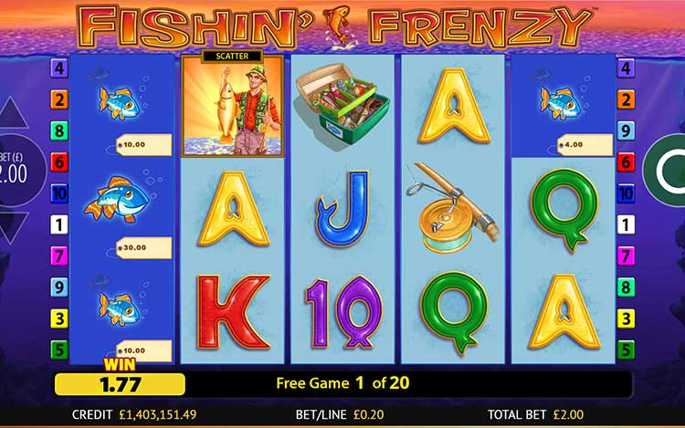 Fishing Frenzy Slots MegaCasino