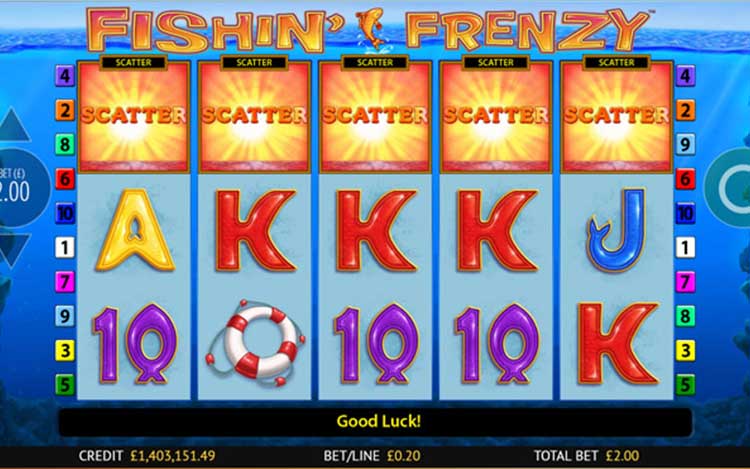 Fishing Frenzy Slots MegaCasino