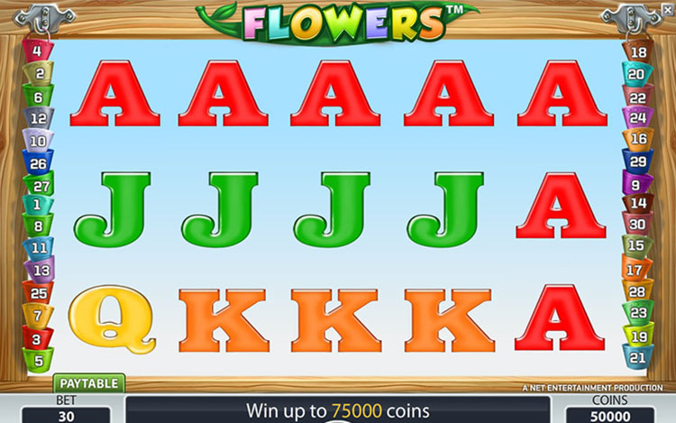 Flowers Slots MegaCasino