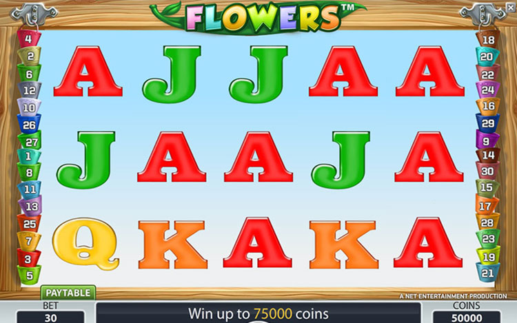 Flowers Slots MegaCasino