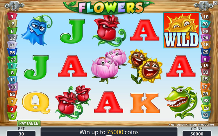 Flowers Slots MegaCasino