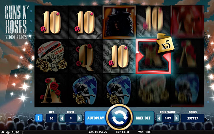 Guns N' Roses Slots MegaCasino