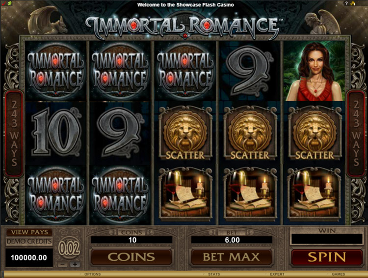 Immortal Romance Slots MegaCasino