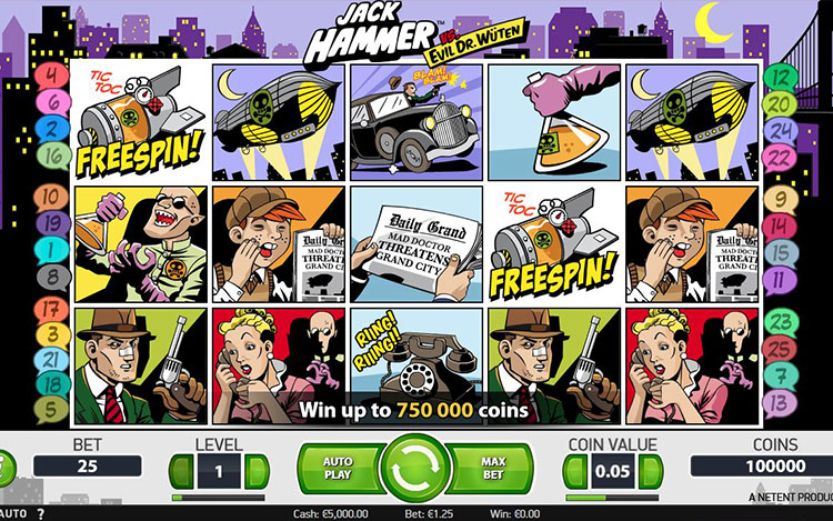 Jack Hammer Slots MegaCasino