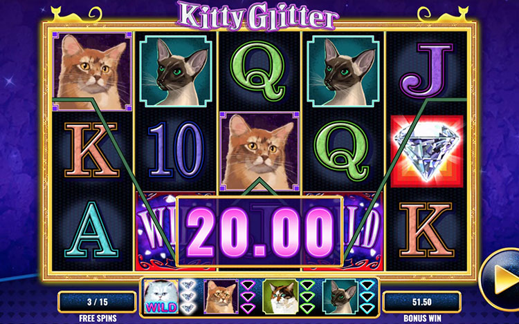 Kitty Glitter Slots MegaCasino