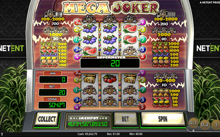 Mega Joker Slots MegaCasino