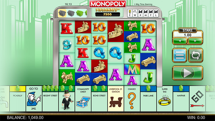 Monopoly Megaways Slots MegaCasino