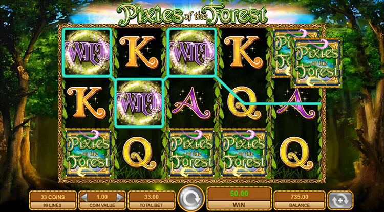 Pixies of the Forest Slots MegaCasino