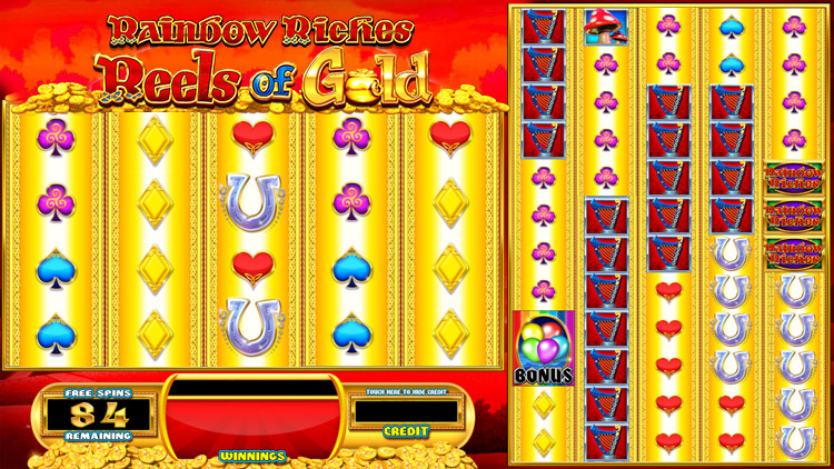 Rainbow Riches Reels of Gold Slots MegaCasino