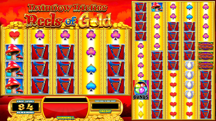 Rainbow Riches Reels of Gold Slots MegaCasino