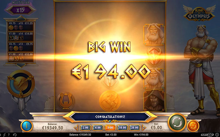 Rise of Olympus Slots MegaCasino