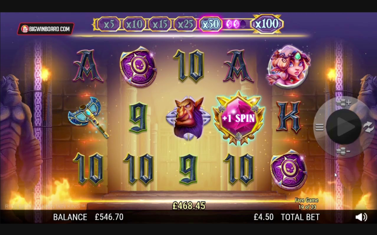 Rise of the Mountain King Slots MegaCasino