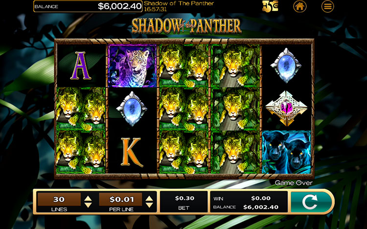 Shadow of the Panther Slots MegaCasino