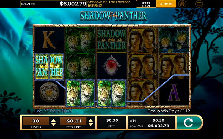 Shadow of the Panther Slots MegaCasino