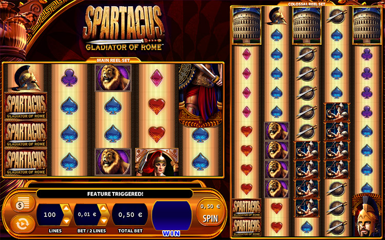 Spartacus Slots MegaCasino