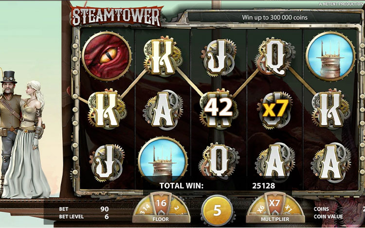 Steam Tower Slots MegaCasino