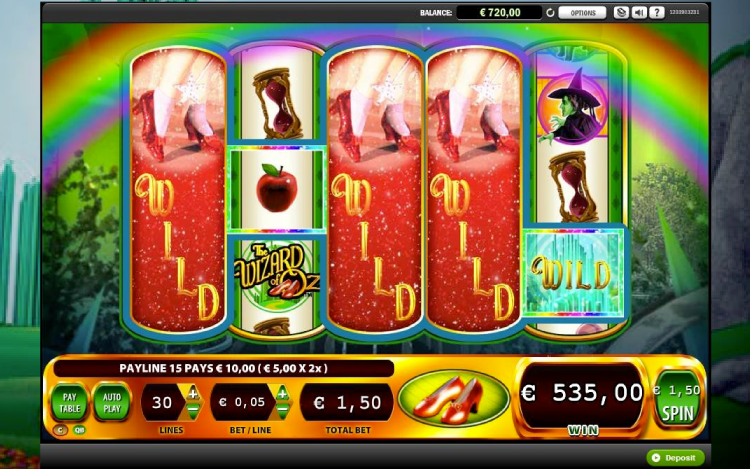 Wizard of Oz Slots MegaCasino