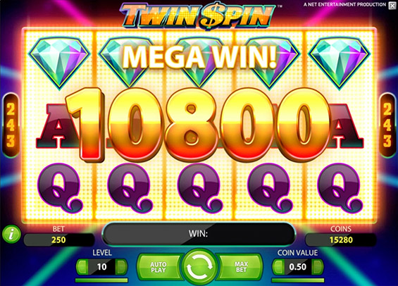 Twin Spin Slots MegaCasino