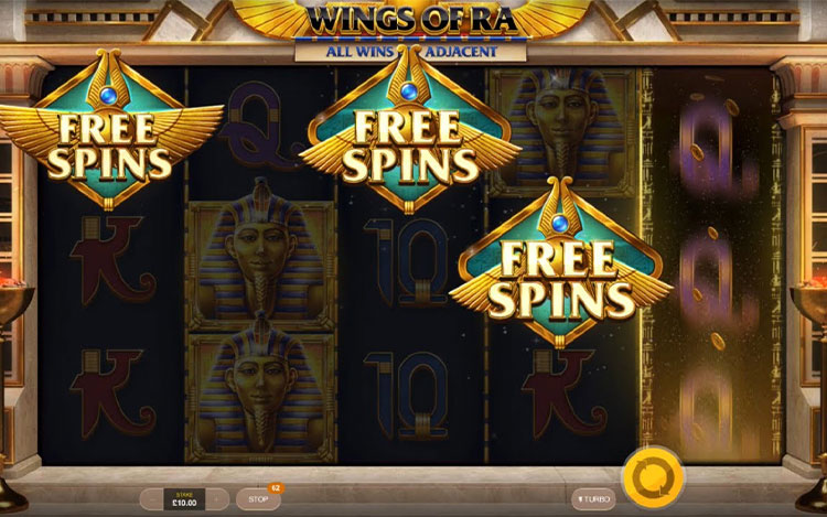 Wings of Ra Slots MegaCasino